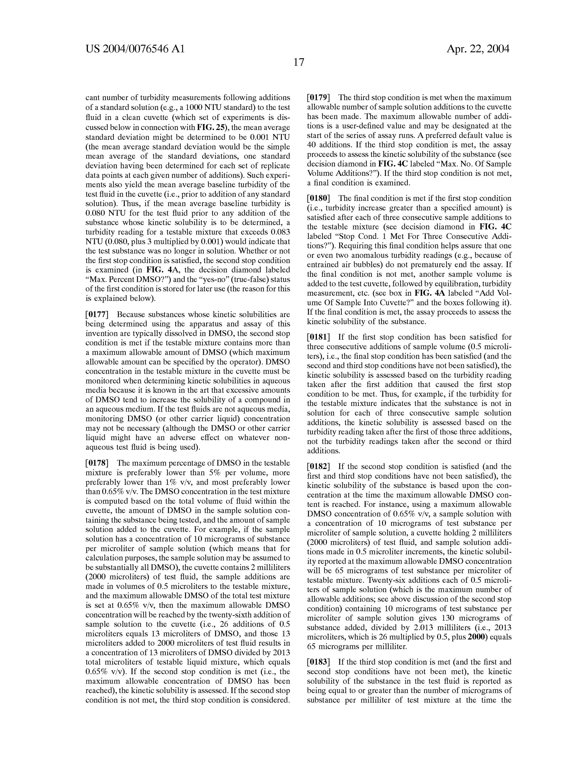 Automated Kinetic Solubility Assay Apparatus and Method