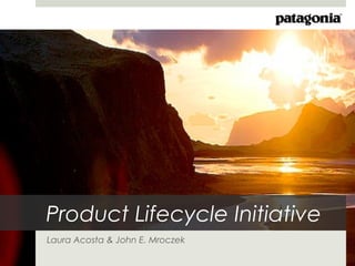 Product Lifecycle Initiative
Laura Acosta & John E. Mroczek
 