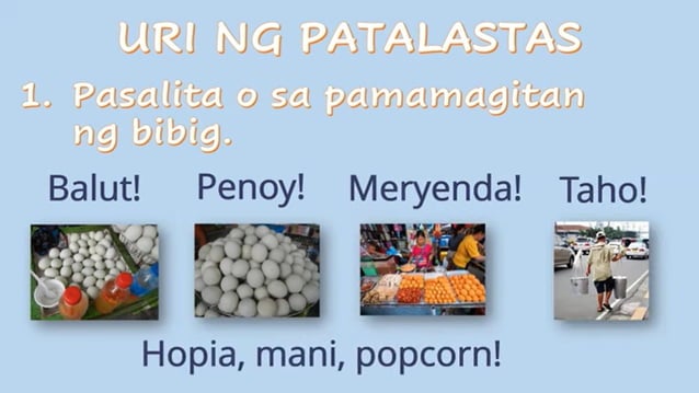 Paggawa ng Patalastas at Usapan Gamit ang iba't ibang bahagi ng ...