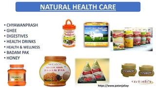 NATURAL HEALTH CARE
https://www.patanjaliayurved.net/
 