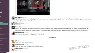@thatpatrickguy
Slack groups
 