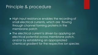 1. Individual channels are either open or closed
(no partial openings)
2. Each channel opening is only a brief event
compared to the total duration of the whole
cell voltage-dependent sodium current.
3. Channel opening and closing is variable in
duration and latency.
Properties of individual voltage-
dependent sodium channels
The macroscopic sodium
current
 