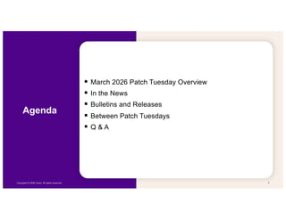 March 2026 Patch Tuesday hosted by Chris Goettl and Todd Schell | PDF