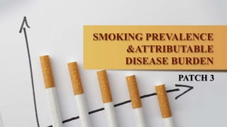 SMOKING PREVALENCE
&ATTRIBUTABLE
DISEASE BURDEN
PATCH 3
 