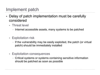 Patch and Vulnerability Management | PDF