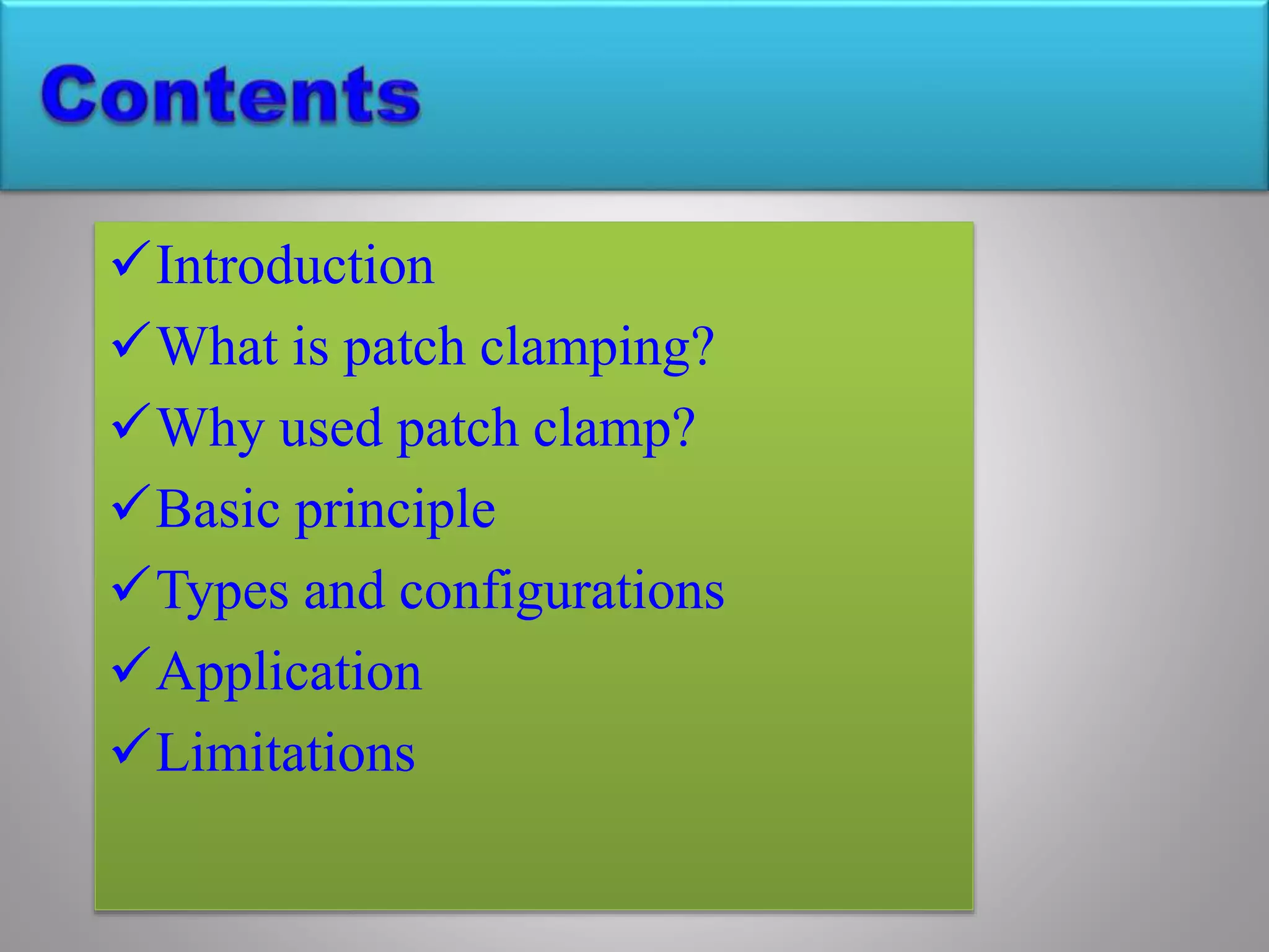 Patch Clamp Technique Principle PPT patch-clamp-technique-principle-ppt