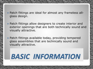 Patch fittings | PPTX