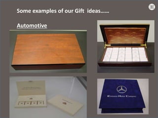 Some examples of our Gift ideas……

Automotive
 