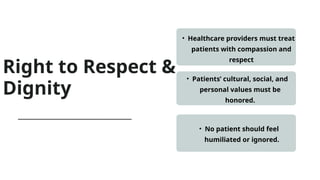 Defend Patient Rights the rights of pateints and why they matter | PPTX