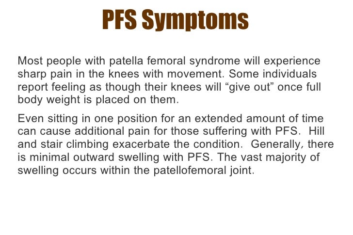patella femoral syndrome a guide for runners patella femoral syndrome