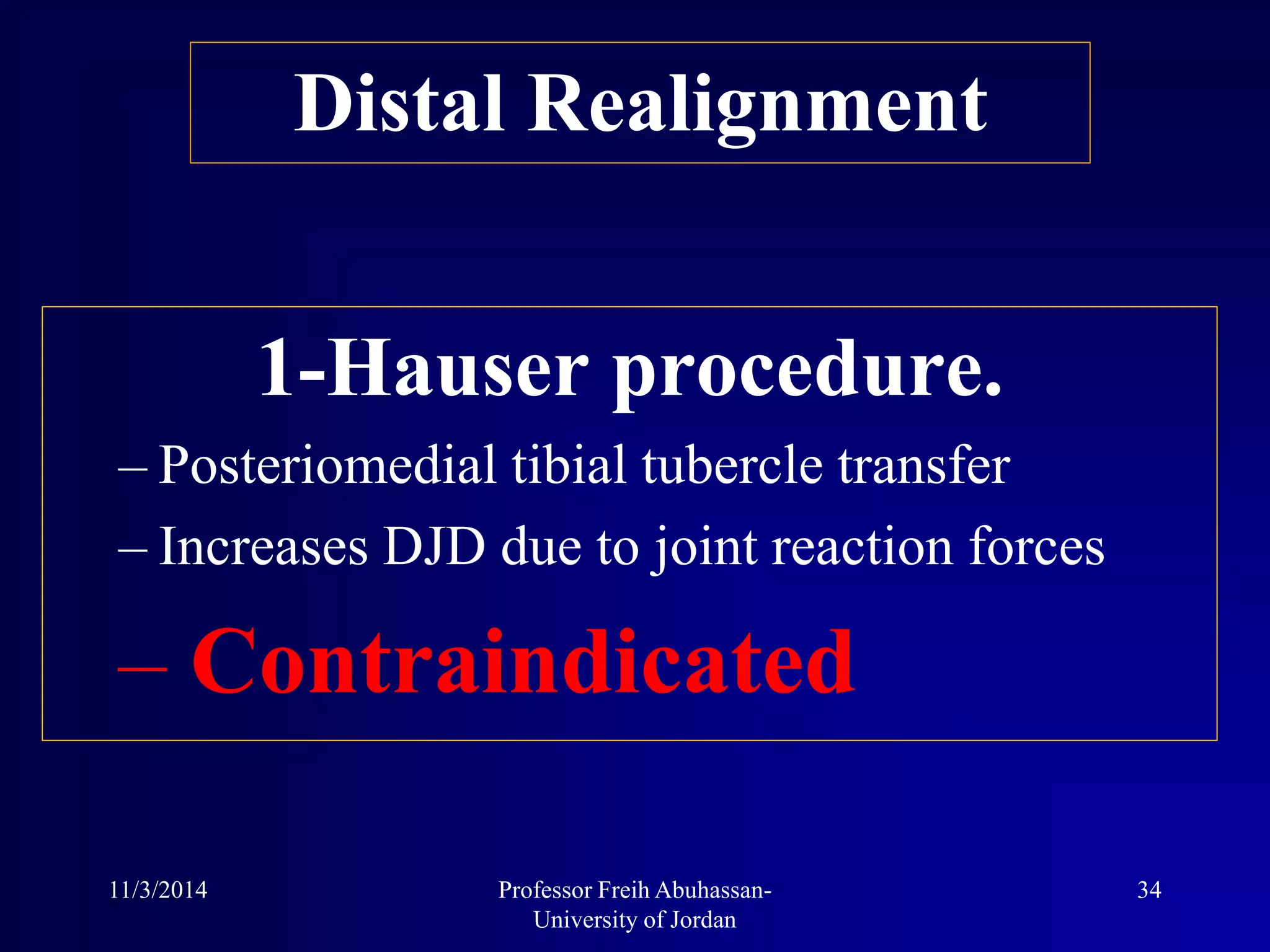 Patellofemoral disease | PPT