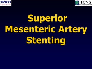 Superior
Mesenteric Artery
    Stenting
 