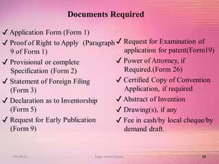 Documents Required
1504/28/16 Sagar Kishor Savale
 