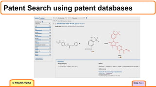 Patent Search using patent databases
32
 