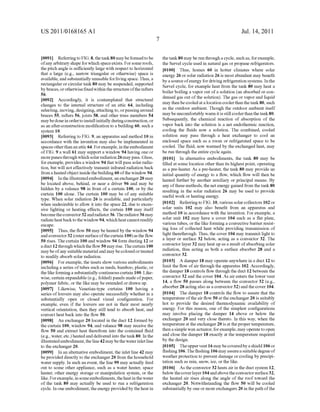 Patent application / Solar Fins