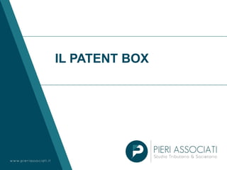 IL PATENT BOX
 