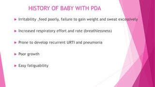 Patent ductus arteriosus | PPTX