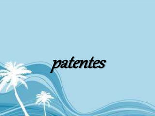 patentes
 