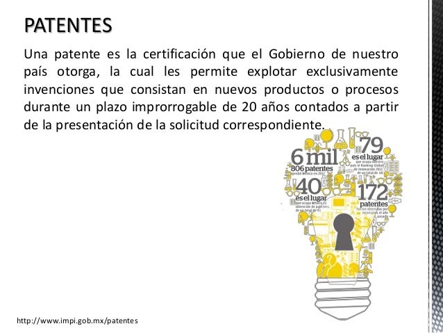 Patentes y modelos de utilidad méxico