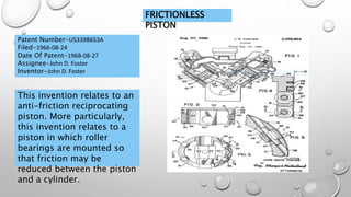 Patent exploration on the piston | PPT
