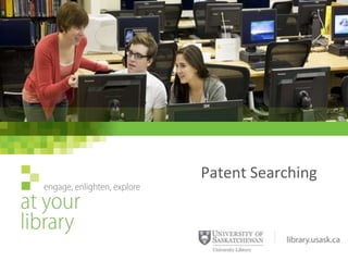 Patent Searching
 