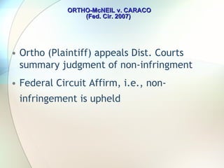 Some Recent Cases Patent Infringement © Hasit Seth, 2006 