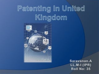 Saravanan.A
LL.M-I (IPR)
 Roll No: 35
 