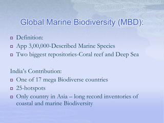 Patenting Trends in Marine Biodiversity | PPTX
