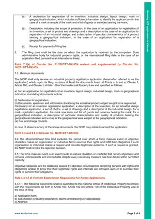 Patent in Vietnam - Late national phase entry or revive the PCT ...