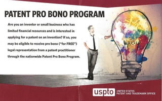 Patent Pro Bono Program [USPTO]