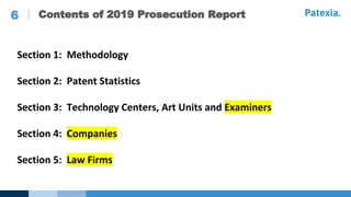 6 Contents of 2019 Prosecution Report Patexia.
 