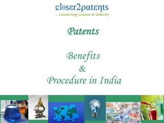 Patents  Benefits   & Procedure in India 