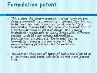 Patents & drug act 1970. Ph. Jurisprudence | PPTX