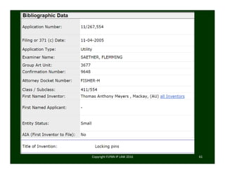 Copyright FLYNN IP LAW 2016     61
 