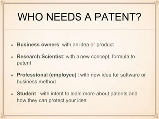 Filing Patents for Doctor: A basic guide | PPT