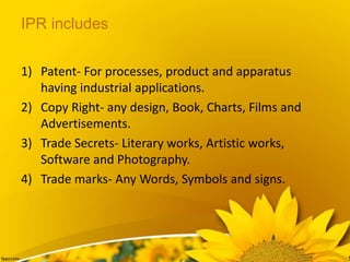 Patent Ipr Examples Patent | PPTX