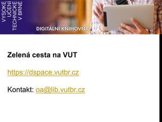 Zelená cesta na VUT

https://dspace.vutbr.cz
Kontakt: oa@lib.vutbr.cz

 