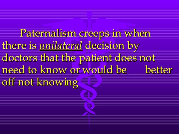 Paternalism