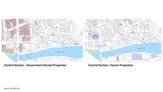 Central Section: Vacant PropertiesCentral Section - Government Owned Properties
Source: NJ DEP GIS
 