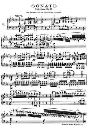 Patetica op.13 de Beethoven