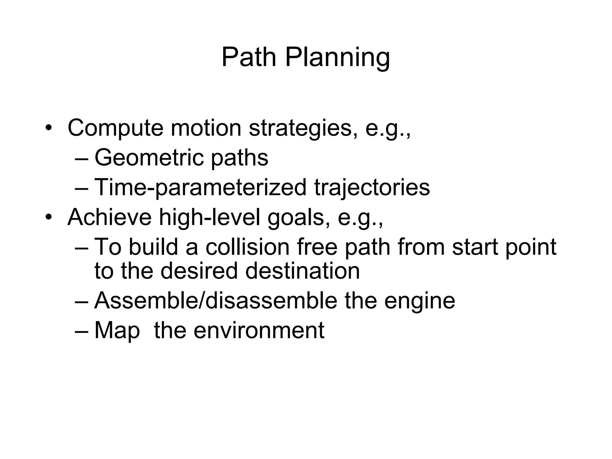 Path Planning And Navigation | PPT