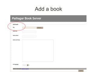 Pathagar: A Book Server