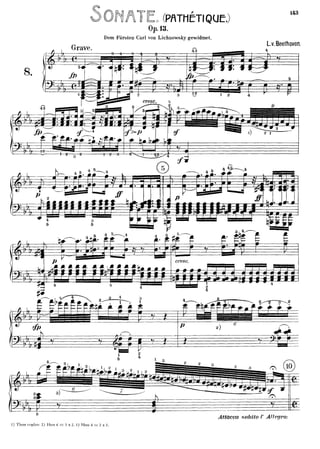 Beethoven's Pathetique Sonata, Op. 13