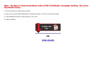 pathfinder the inner sea world guide free pdf