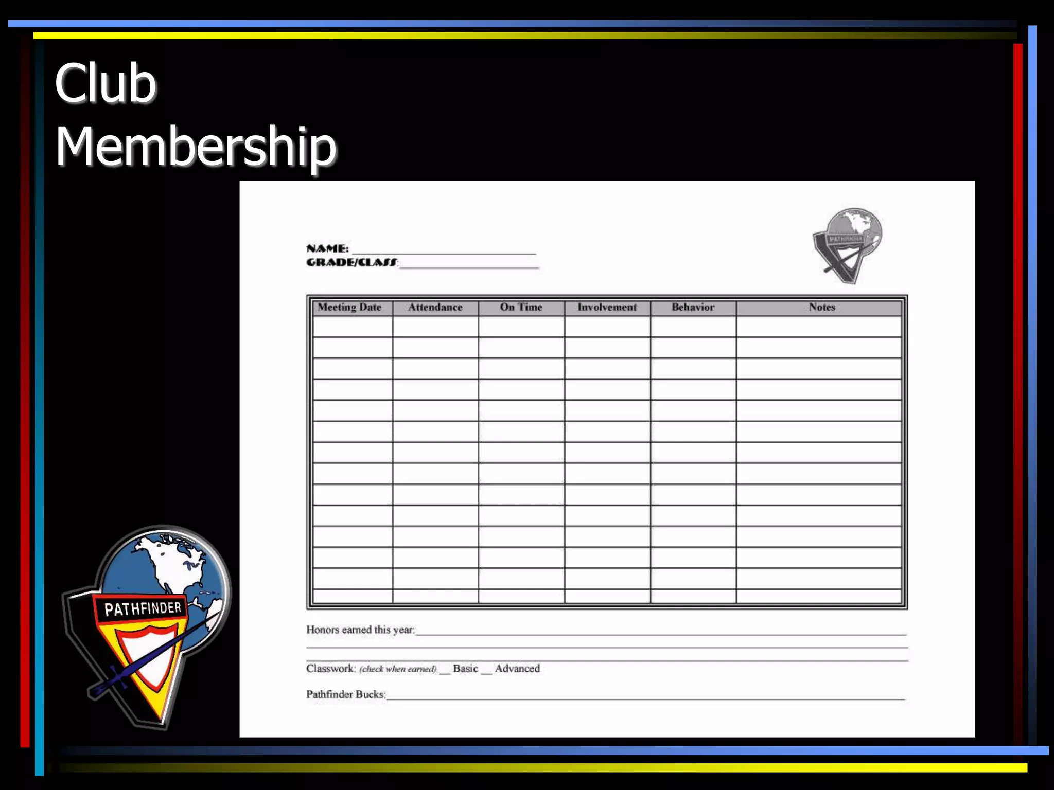 Club
Membership
 