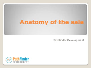 Anatomy of the sale Pathfinder Development 
