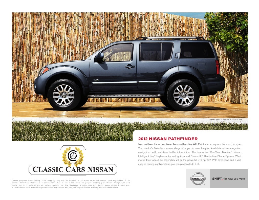 2012 Nissan Pathfinder Brochure