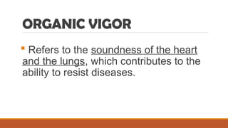 Organic Vigor Example Physical education pathfit 1gahxjkficuso | PPTX