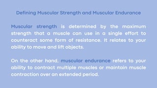 Strength And Endurance Program.pdf Comprehensive Guide to Muscular Strength and Endurance Training | PDF