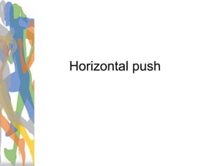 Horizontal push
 